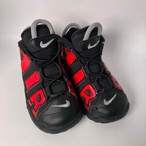 Nike Toddler's‎ Air More Uptempo Bred Black/University Red DM0020-001 Boys 7C
